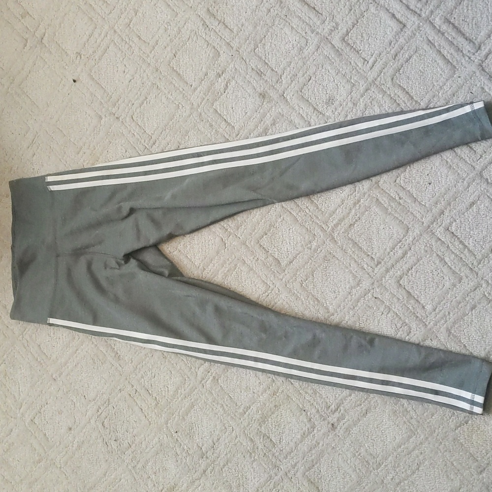 gray Adidas leggings